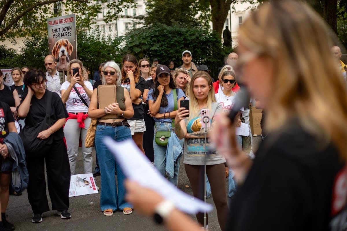 London march — photograph by Vegan Photographs