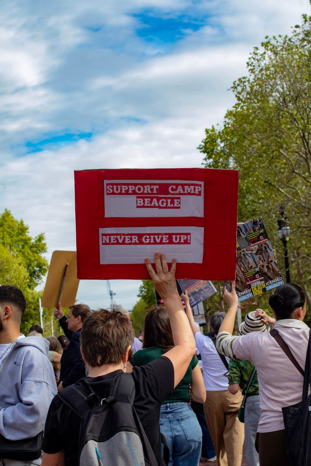 London march — photograph by Vegan Photographs
