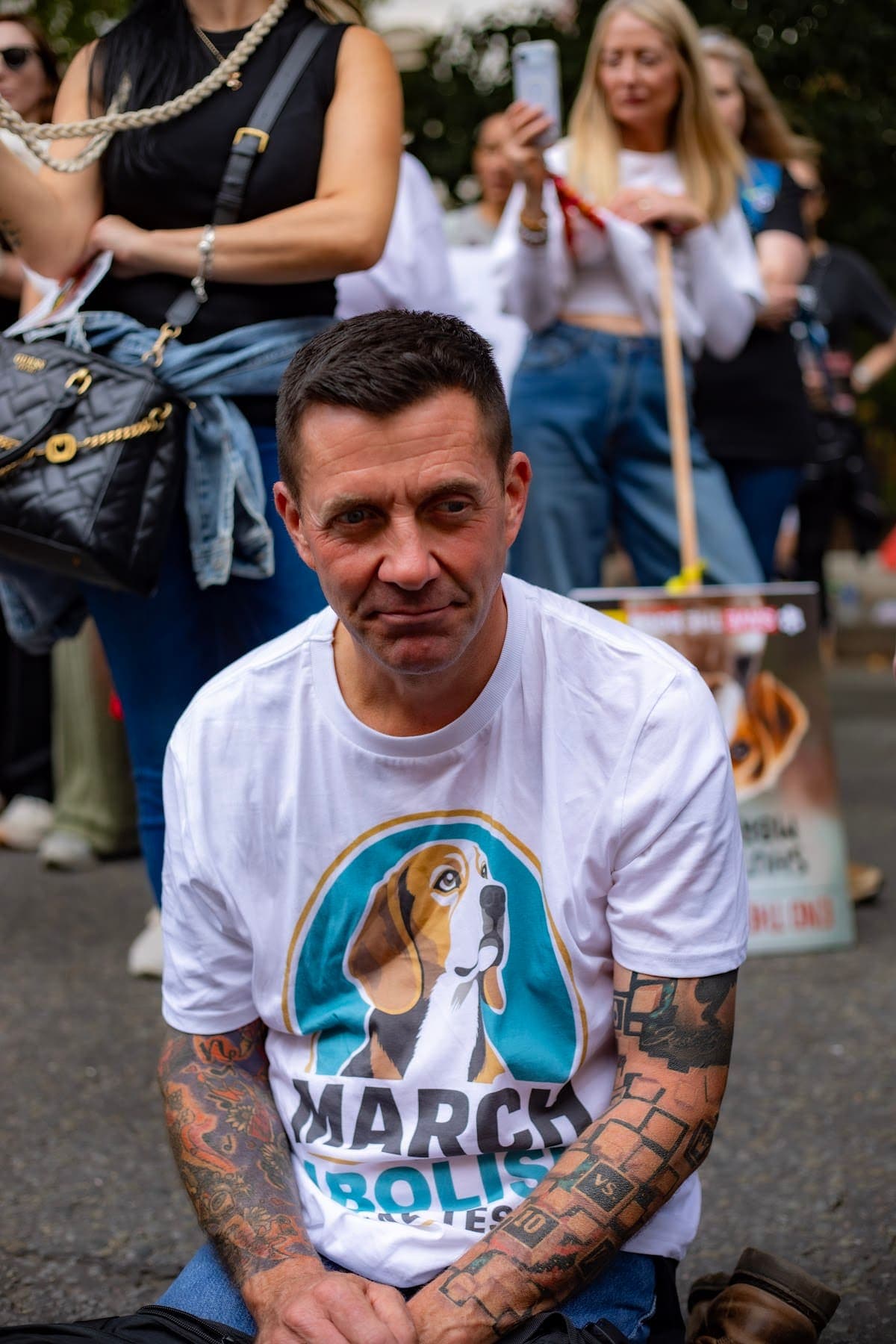 London march — photograph by Vegan Photographs