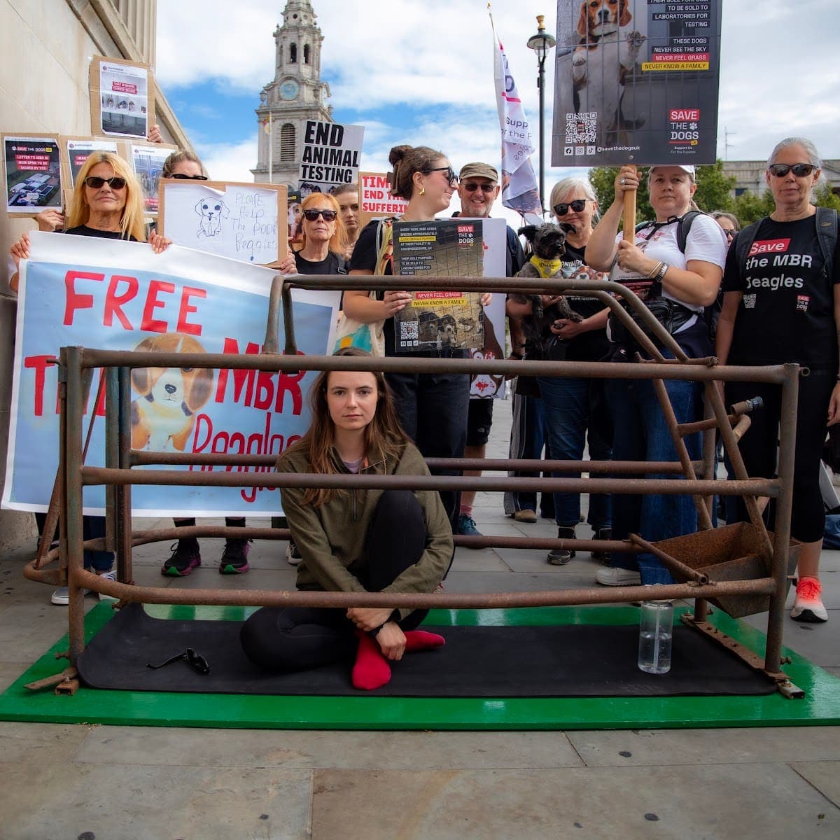 London march — photograph by Vegan Photographs