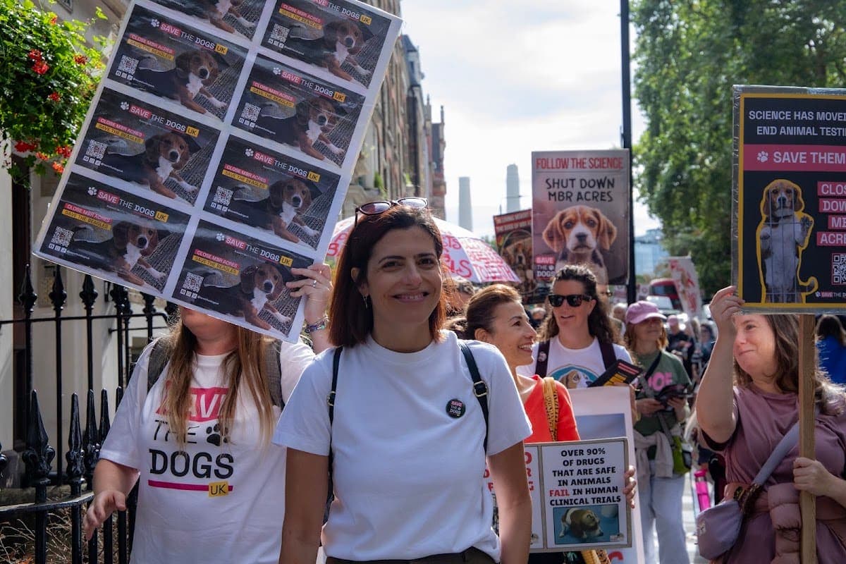 London march — photograph by Vegan Photographs