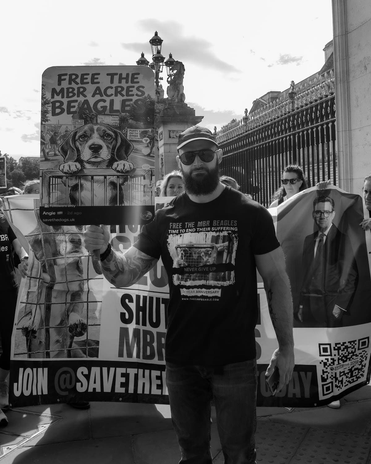 London march — photograph by Vegan Photographs