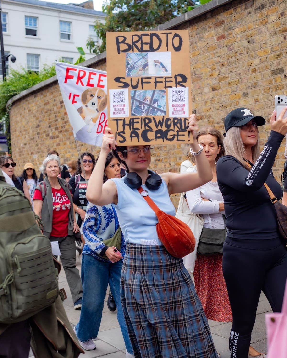 London march — photograph by Vegan Photographs