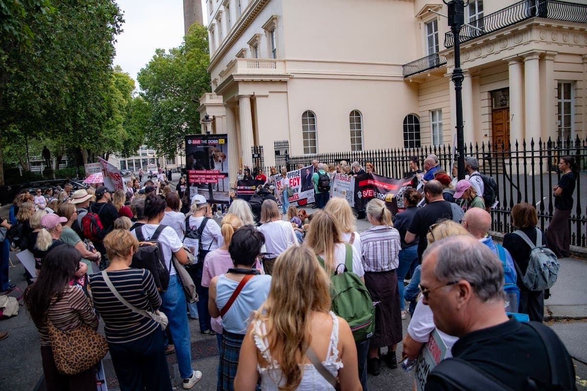 London march — photograph by Vegan Photographs