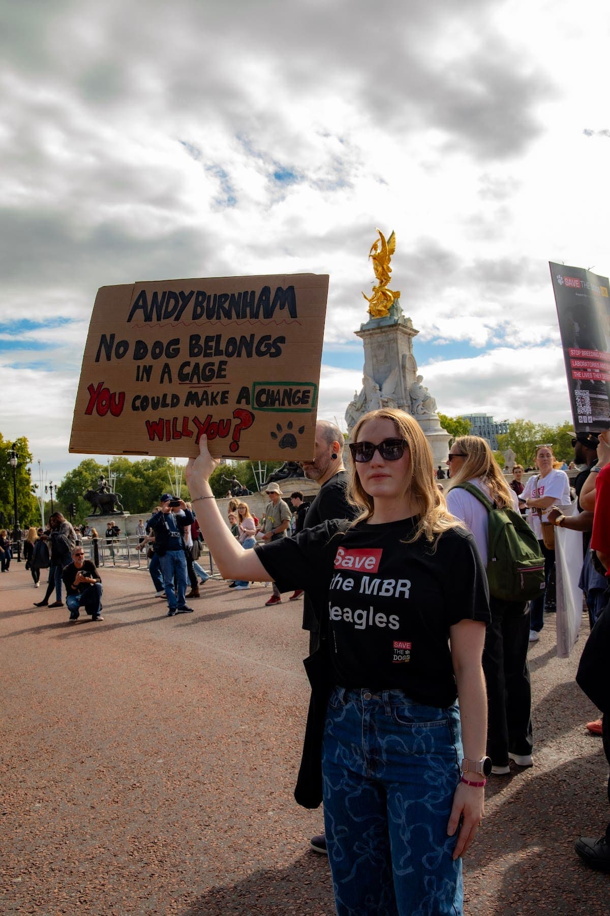 London march — photograph by Vegan Photographs