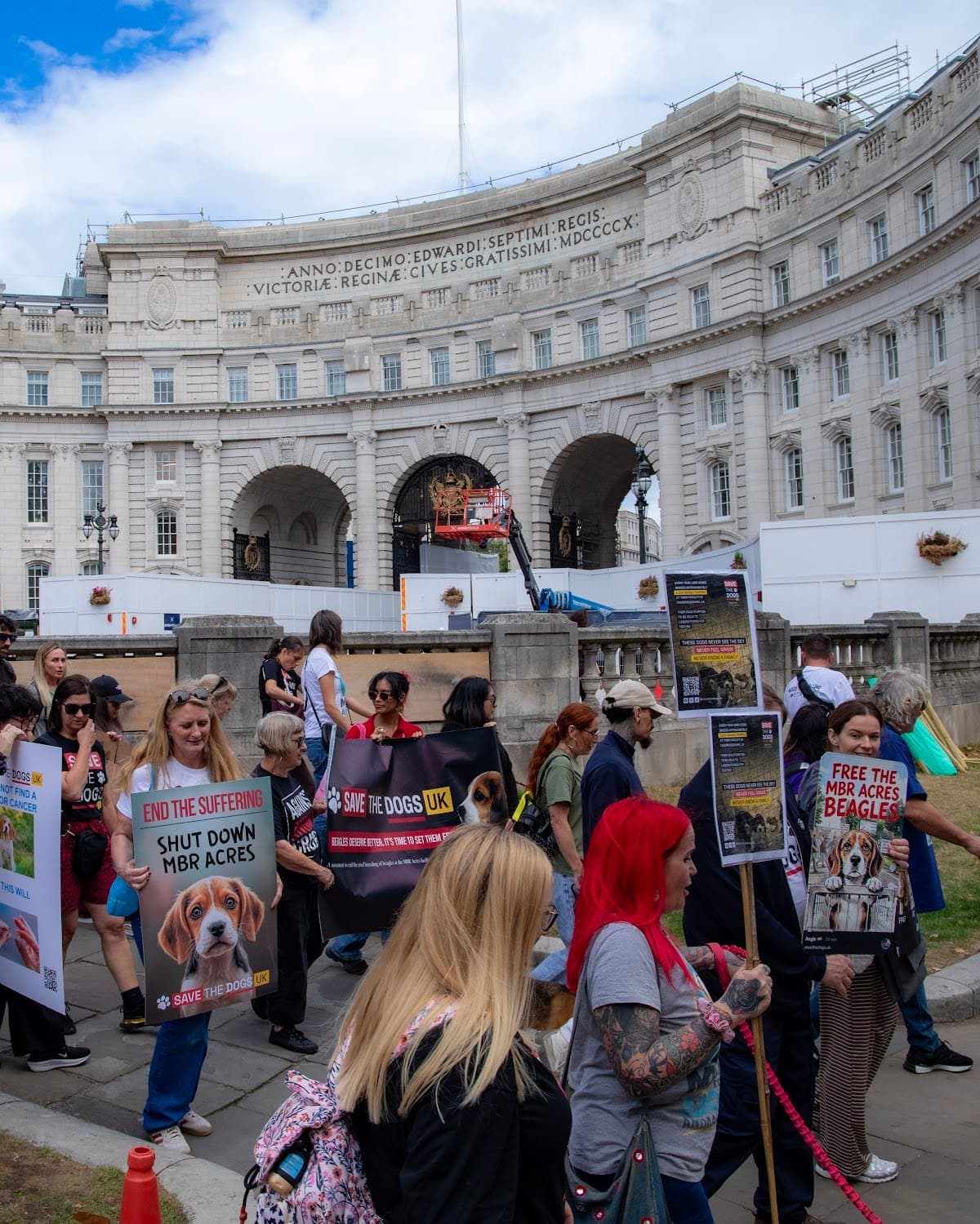 London march — photograph by Vegan Photographs