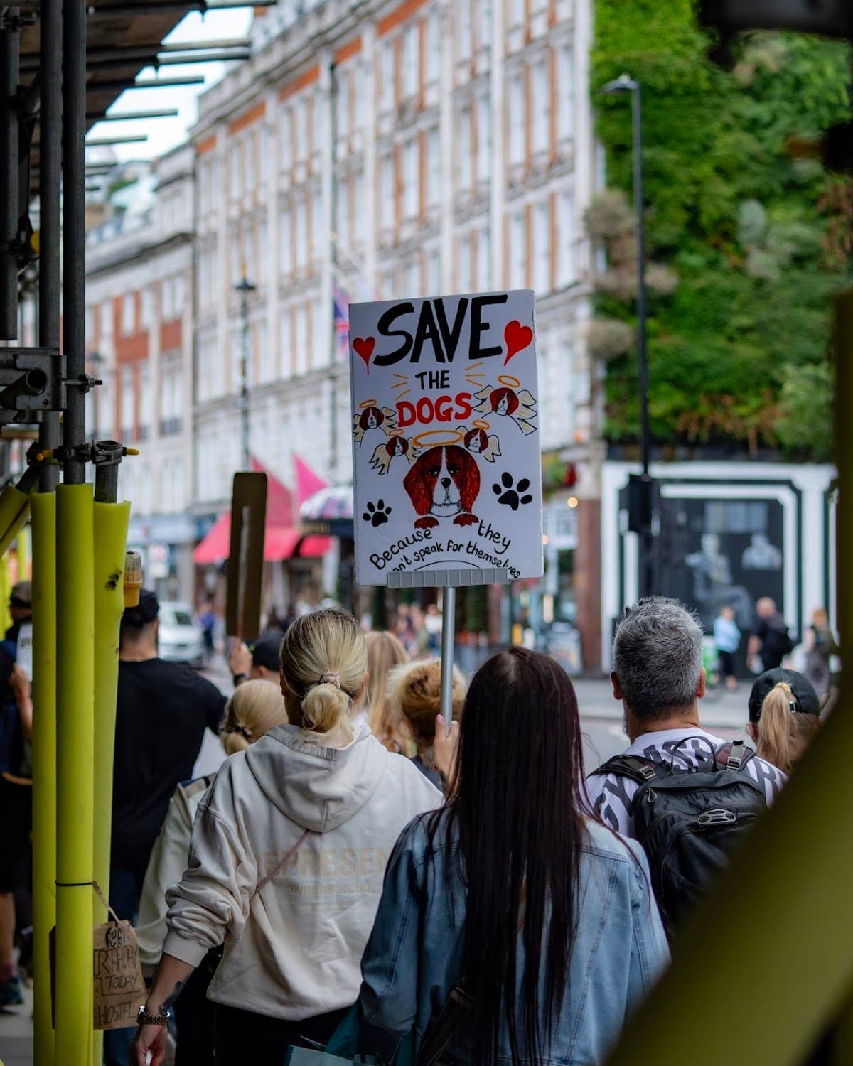 London march — photograph by Vegan Photographs