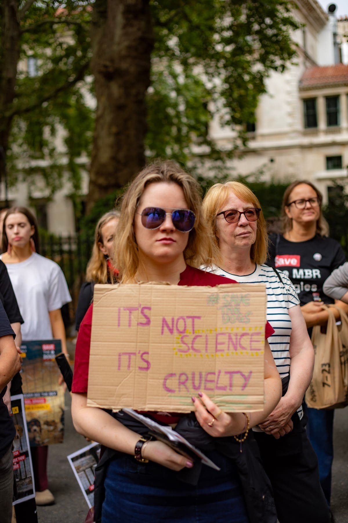 London march — photograph by Vegan Photographs