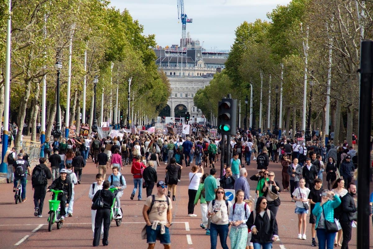 London march — photograph by Vegan Photographs