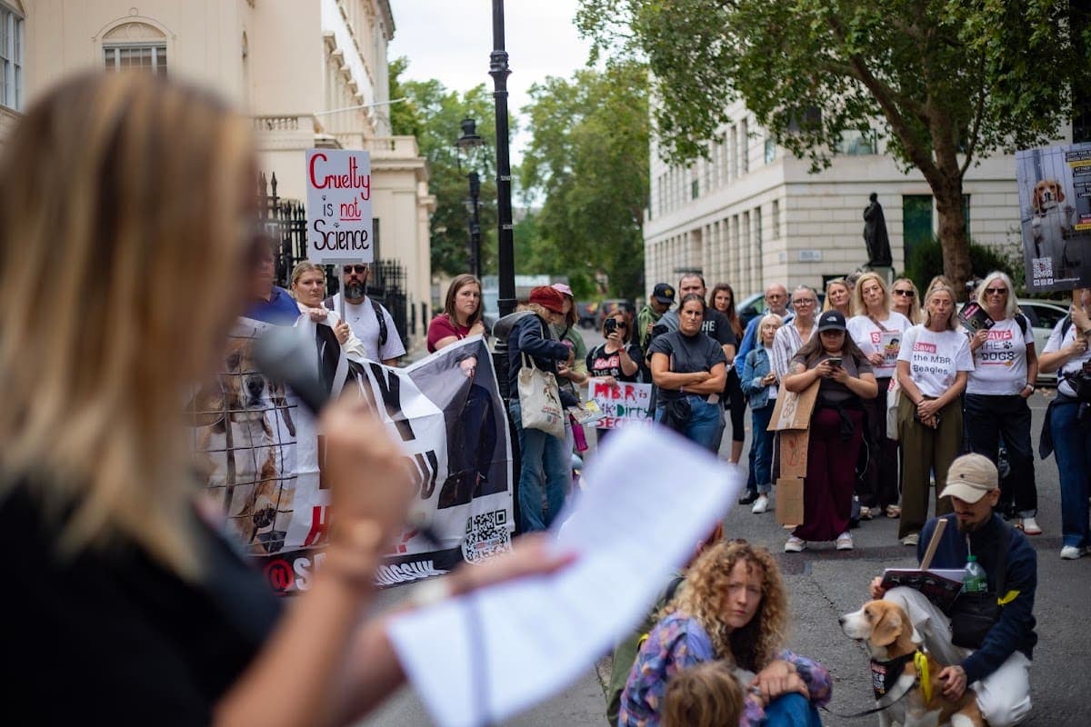 London march — photograph by Vegan Photographs