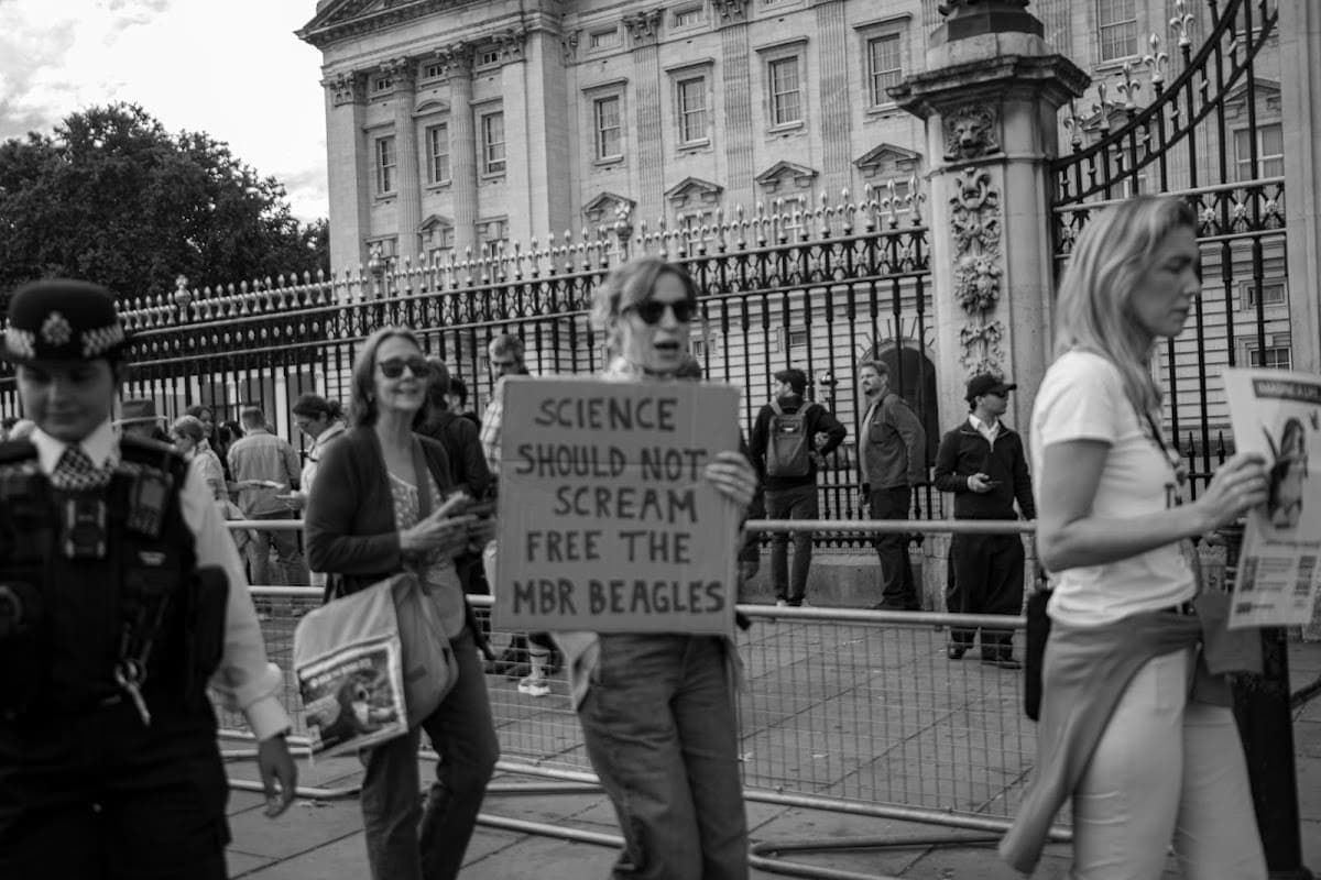 London march — photograph by Vegan Photographs