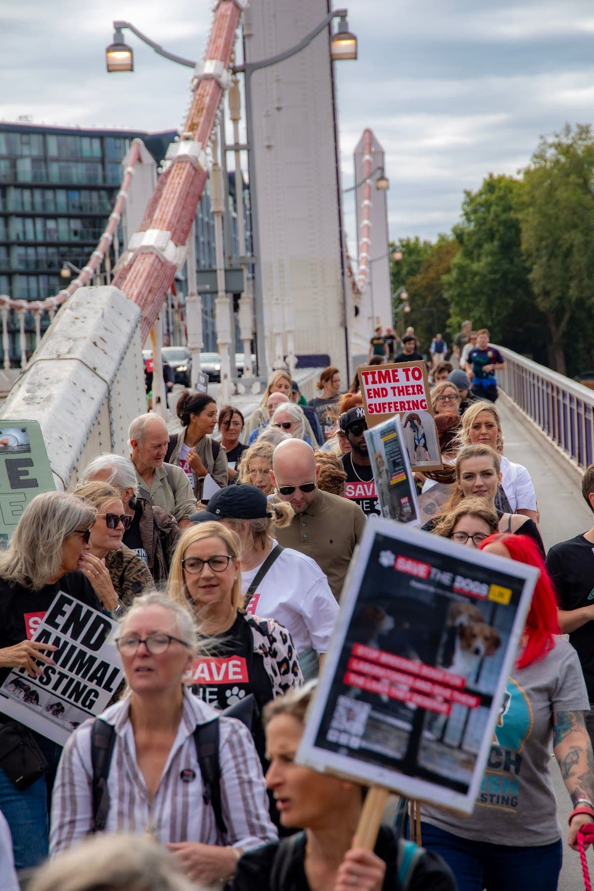 London march — photograph by Vegan Photographs