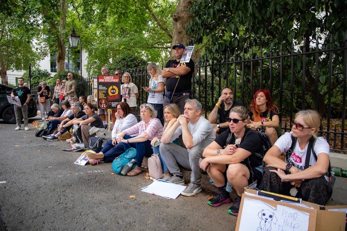 London march — photograph by Vegan Photographs