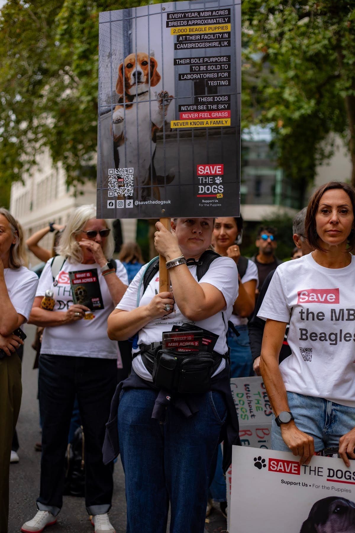 London march — photograph by Vegan Photographs