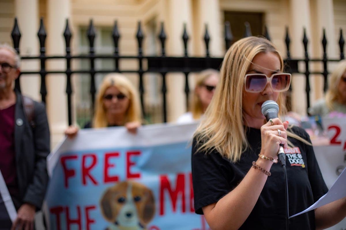 London march — photograph by Vegan Photographs