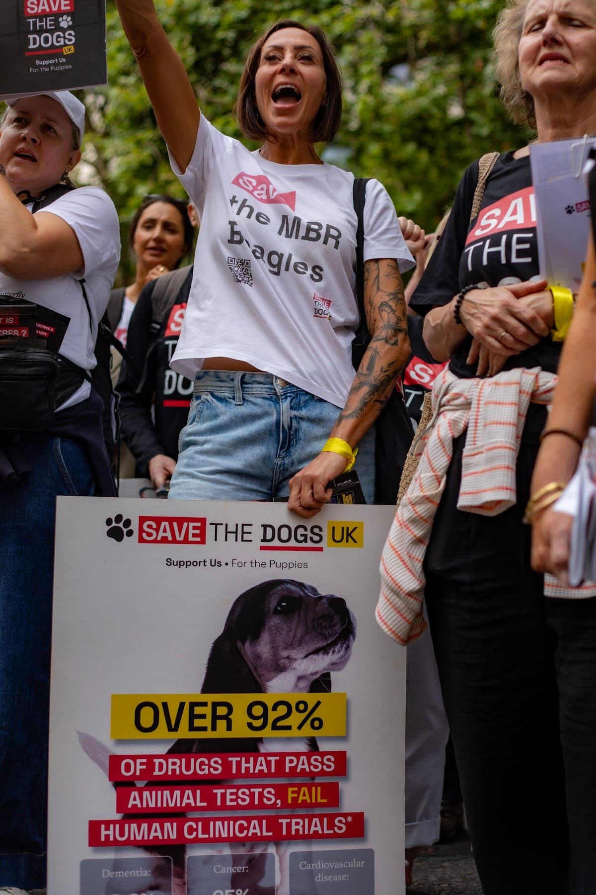 London march — photograph by Vegan Photographs