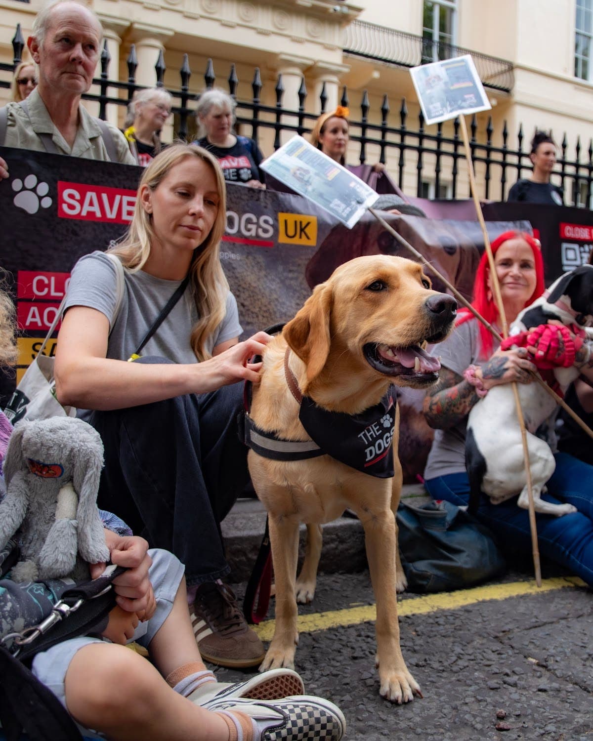 London march — photograph by Vegan Photographs