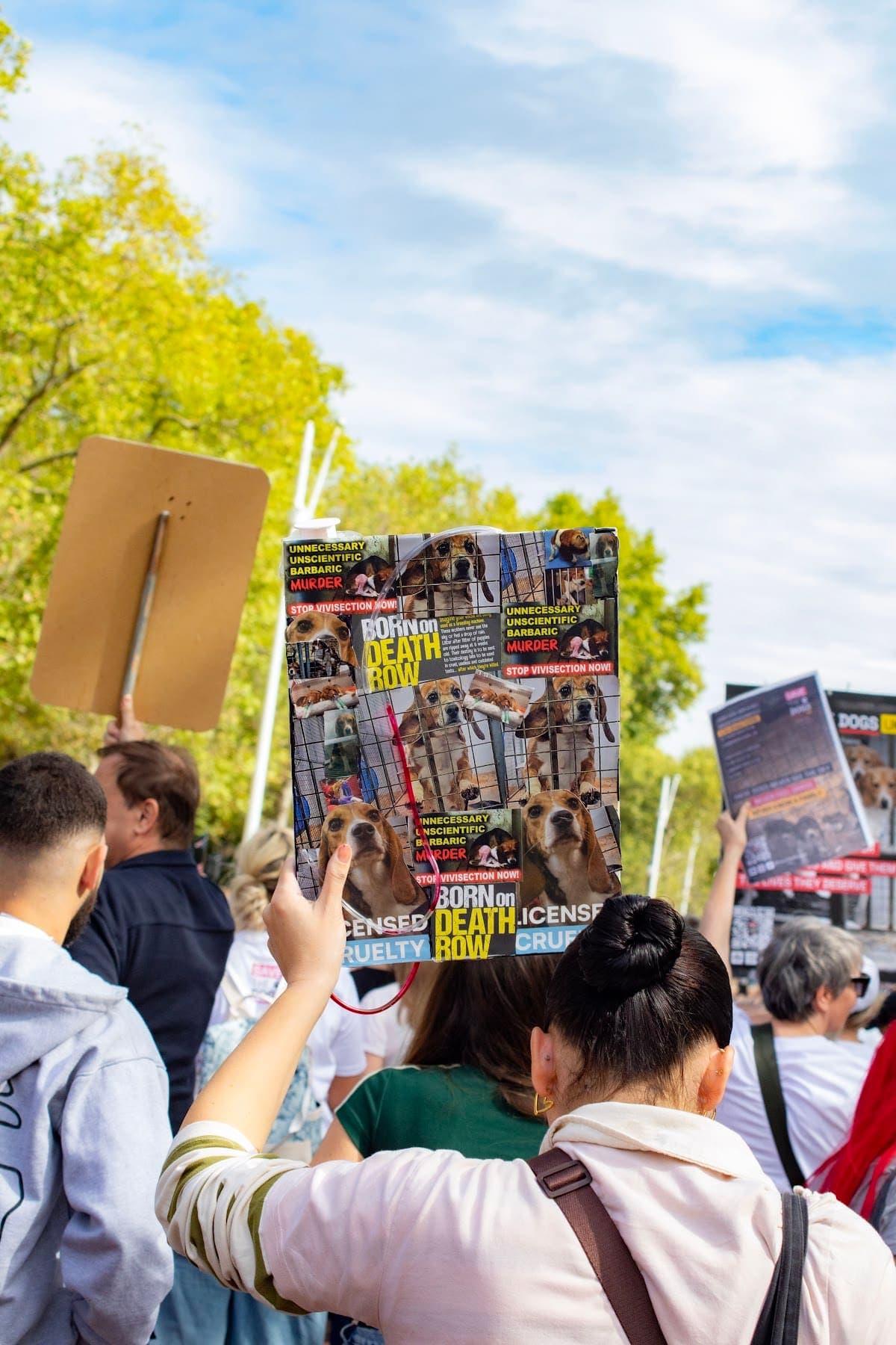 London march — photograph by Vegan Photographs